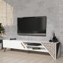 HANAH HOME TV polica Beril 2 White - slika 1