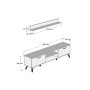 HANAH HOME TV polica TVU0101 - slika 4