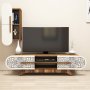HANAH HOME TV polica Defne - Walnut Cream - slika 2