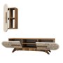 HANAH HOME TV polica Defne - Walnut Cream - slika 3