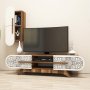 HANAH HOME TV polica Defne - Walnut Cream - slika 1