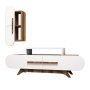 HANAH HOME TV polica Rose S Walnut White - slika 3