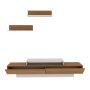 HANAH HOME TV polica Lusi White Teak - slika 5