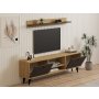 HANAH HOME TV polica Sliva Sapphire Anthracite - slika 3