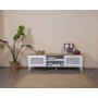 HANAH HOME TV polica Calvin White Oak - slika 1