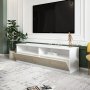 HANAH HOME TV polica Centra White Travertine - slika 3