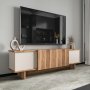 HANAH HOME TV polica Diana Beige Walnut - slika 1