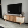HANAH HOME TV polica Diana Travertine Walnut - slika 2