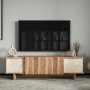 HANAH HOME TV polica Diana Travertine Walnut - slika 3