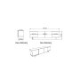 HANAH HOME TV polica Diana Travertine Walnut - slika 5