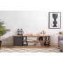 HANAH HOME TV polica Lissa Dolapli Tv Stand Black - slika 2
