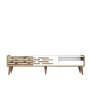 HANAH HOME TV polica Valensiya - Walnut White - slika 4