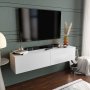 HANAH HOME TV polica Poling White - slika 2