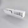 HANAH HOME TV polica Poling White - slika 3