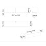 HANAH HOME TV polica Poling White - slika 4