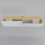 HANAH HOME TV polica Poling White Sapphire - slika 3