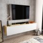 HANAH HOME TV polica Poling White Sapphire - slika 1