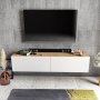 HANAH HOME TV polica Poling White Walnut - slika 3