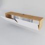 HANAH HOME TV polica Poling White Walnut - slika 4
