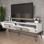 HANAH HOME TV polica Ekol - White - slika 2