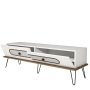 HANAH HOME TV polica Ekol - White - slika 4