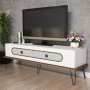 HANAH HOME TV polica Ekol - White - slika 1