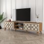 HANAH HOME TV polica Class Walnut Cream - slika 2