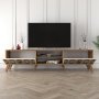 HANAH HOME TV polica Class Walnut Cream - slika 3