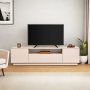 HANAH HOME TV polica Veramont Mink Travertine - slika 2