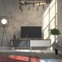 HANAH HOME TV polica Rob Ud White Anthracite - slika 1
