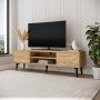 HANAH HOME TV polica Brendon Sapphire Oak - slika 2
