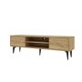 HANAH HOME TV polica Brendon Sapphire Oak - slika 4