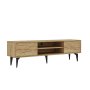 HANAH HOME TV polica Brendon Sapphire Oak - slika 5