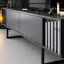 HANAH HOME TV polica Chrome Line Anthracite Black - slika 4