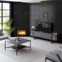 HANAH HOME TV polica Chrome Line Anthracite Black - slika 5