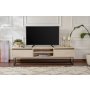 HANAH HOME TV polica Escape 180 Black Travertine - slika 2
