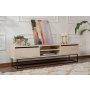 HANAH HOME TV polica Escape 180 Black Travertine - slika 4