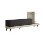 HANAH HOME TV polica Dizayn Anthracite Travertine - slika 4