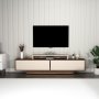 HANAH HOME TV polica Grasyas Light Walnut Beige - slika 1