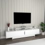 HANAH HOME TV polica Grasyas White - slika 2