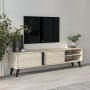HANAH HOME TV polica Benoit Travertine - slika 1