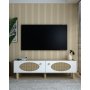 HANAH HOME TV polica Elisa Sapphıre Oak Hazeran - slika 1