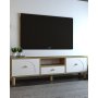 HANAH HOME TV polica Notre Bohem Sapphıre Oak White - slika 2