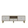 HANAH HOME TV polica Notre Bohem Sapphıre Oak White - slika 3