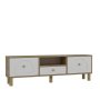 HANAH HOME TV polica Notre Bohem Sapphıre Oak White - slika 4