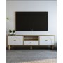 HANAH HOME TV polica Notre Bohem Sapphıre Oak White - slika 1