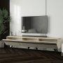 HANAH HOME TV polica Amsterdam Style Travertine Black - slika 3