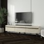 HANAH HOME TV polica Amsterdam Style Travertine Black - slika 4