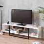 HANAH HOME TV polica Asal (150) White Ud Black - slika 1