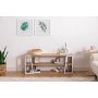 HANAH HOME TV polica Lissa Rafli Tv Stand White - slika 3